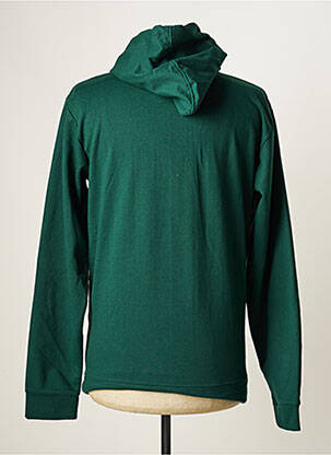 Sweat-shirt à capuche tissage jersey manches longues vert CHAMPION homme