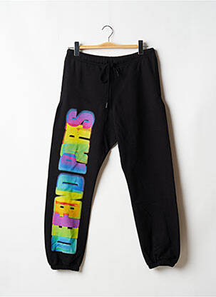 Jogging sérigraphie taille normale noir DEFEND homme