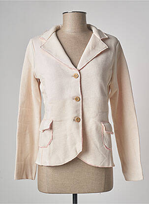 Veste casual col tailleur rose LAZY & COSY femme