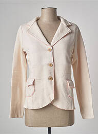 Veste casual col tailleur rose LAZY & COSY femme