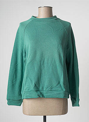 Sweat-shirt vert LAZY & COSY pour femme