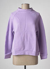 Sweat-shirt violet LAZY & COSY pour femme seconde vue