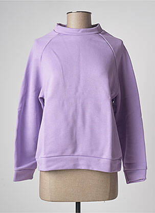Sweat-shirt violet LAZY & COSY pour femme