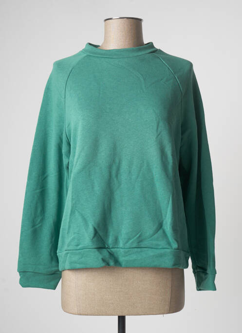 Sweat-shirt vert LAZY & COSY pour femme