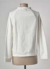 Sweat-shirt blanc LAZY & COSY pour femme seconde vue