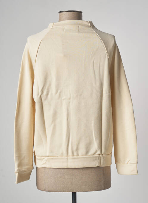 Sweat-shirt beige LAZY & COSY pour femme