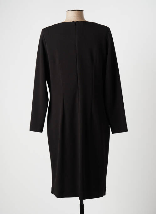 Robe mi-longue noir CHEMA BLANCO pour femme