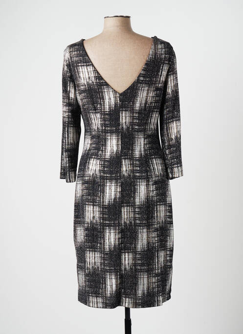 Robe mi-longue noir FRANK LYMAN pour femme