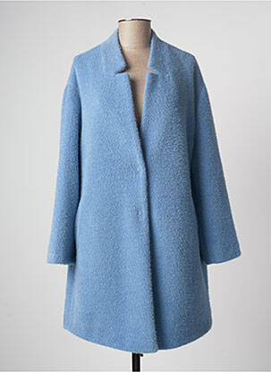 Manteau long bleu FRACOMINA pour femme