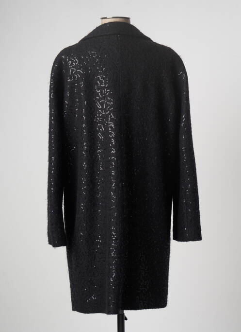 Manteau long noir NATHALIE CHAIZE pour femme