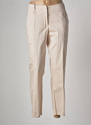 Pantalon chino tissage popeline taille normale beige AIRFIELD femme