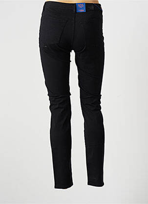 Pantalon slim tissage popeline taille normale noir TRUSSARDI JEANS femme