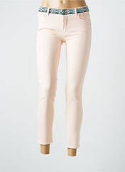 Jeans coupe slim rose TRUSSARDI JEANS pour femme seconde vue
