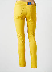 Pantalon slim jaune TRUSSARDI JEANS pour femme seconde vue