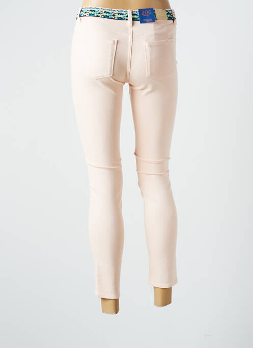 Jeans coupe slim rose TRUSSARDI JEANS pour femme