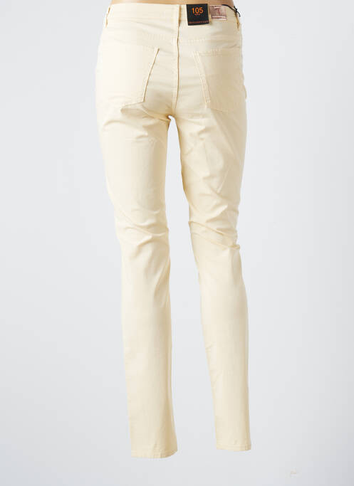 Pantalon slim beige TRUSSARDI JEANS pour femme