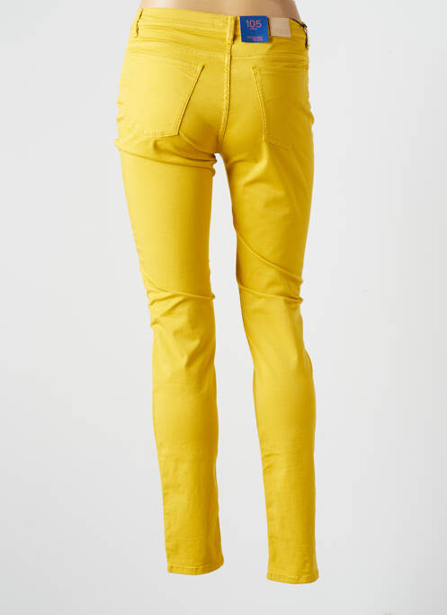 Pantalon slim jaune TRUSSARDI JEANS pour femme