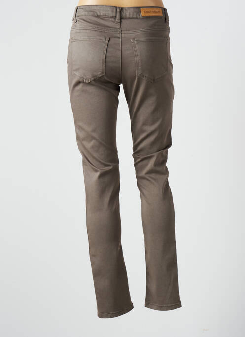 Pantalon slim marron FABER pour femme