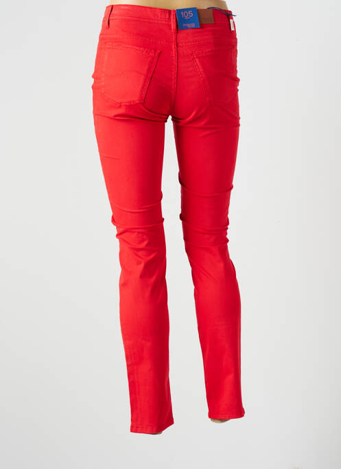 Pantalon slim rouge TRUSSARDI JEANS pour femme