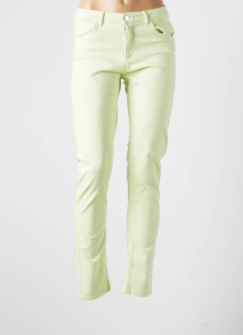 Pantalon slim vert FABER pour femme