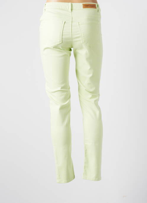 Pantalon slim vert FABER pour femme