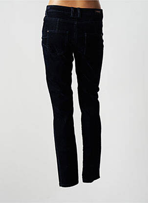 Pantalon slim stretch taille normale bleu MAYJUNE femme