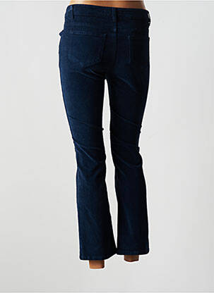 Pantalon 7/8 stretch taille normale bleu LAUREN VIDAL femme