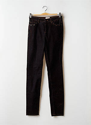 Pantalon slim stretch taille normale marron MAYJUNE femme