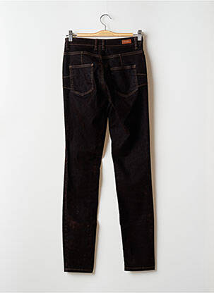 Pantalon slim stretch taille normale marron MAYJUNE femme