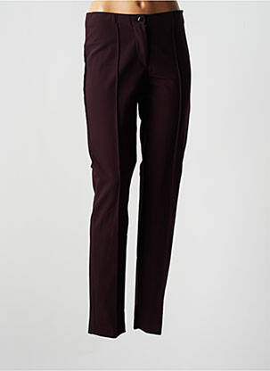 Pantalon slim taille élastique taille normale rouge ATELIER GARDEUR femme