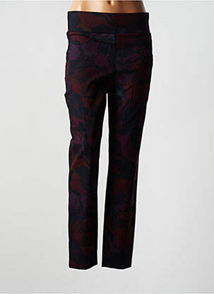 Pantalon slim taille élastique taille normale rouge FRANK LYMAN femme