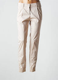 Pantalon chino tissage popeline taille normale beige ATELIER GARDEUR femme