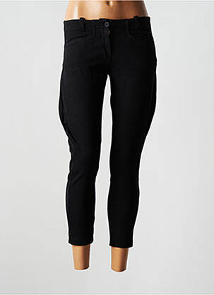 Pantalon 7/8 stretch taille basse noir EUROPEAN CULTURE femme