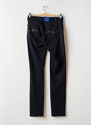 Pantalon slim tissage popeline taille normale bleu TRUSSARDI JEANS femme