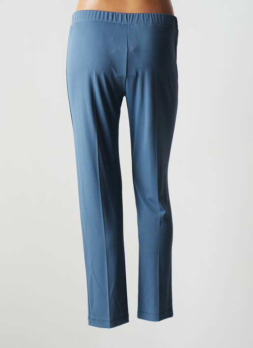 Legging effet matière satinée taille normale bleu MARIA BELLENTANI femme