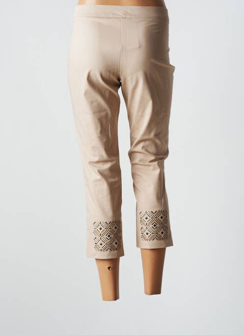 Pantacourt beige NATHALIE CHAIZE pour femme