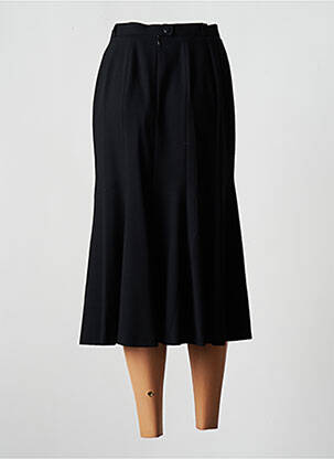 Jupe mi-longue taille haute noir BASLER femme