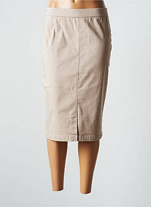 Jupe mi-longue taille normale beige SOMMERMANN femme