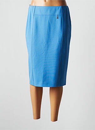 Jupe mi-longue stretch bleu SOMMERMANN femme