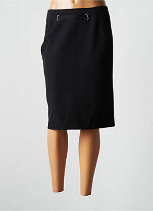 Jupe mi-longue coupe droite noir EVA KAYAN femme