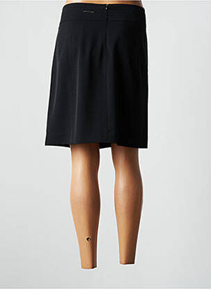 Jupe courte coupe droite noir NATHALIE CHAIZE femme
