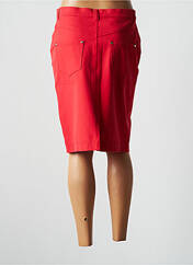 Jupe mi-longue rouge FABER pour femme seconde vue