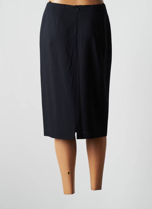 Jupe mi-longue bleu BASLER pour femme