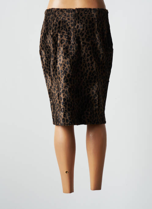 Jupe mi-longue marron AIRFIELD pour femme