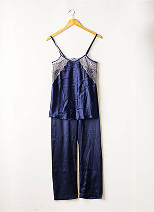 Pyjama bleu NANSU LENCERIA pour femme