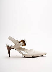 Sandales/Nu pieds blanc FRANCE MODE pour femme seconde vue