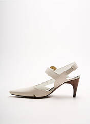 Sandales/Nu pieds blanc FRANCE MODE pour femme seconde vue