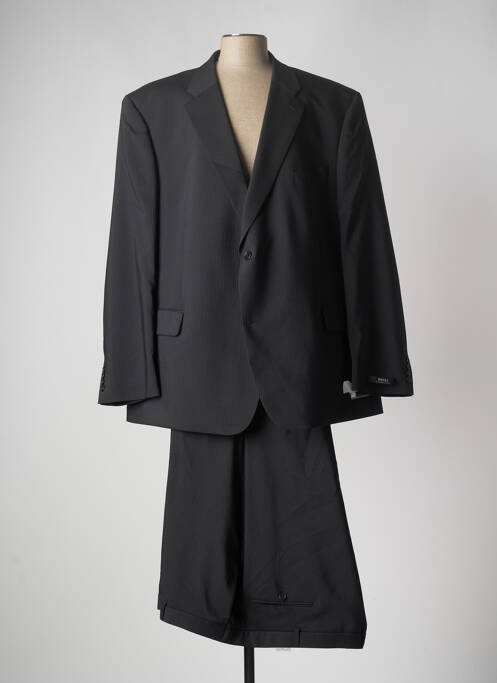 Costume de cérémonie fermeture zippée sous rabat boutonné noir DIGEL homme