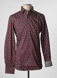 Chemise manches longues manches longues rouge OLYMP homme