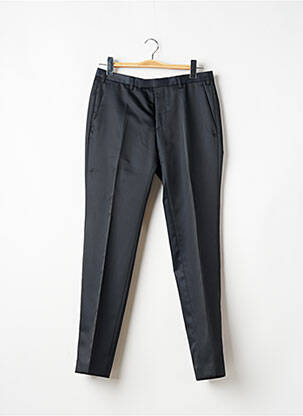 Pantalon chino fermeture zippée sous rabat avec crochet bleu DIGEL homme